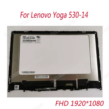 Skutočné 14.0 HD FHD lcd displej PRE LENOVO YOGA 530-14IKB jogy 530-14ARR 530-14 DOTYKOVÝ DISPLEJ DIGITALIZÁTOROM. LCD MONTÁŽ 81H9