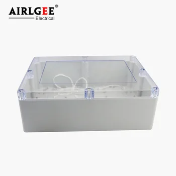 290*210*100mm ABS/PVC plastu elektrické IP65 vodeodolný spojovacej skrinke zadarmo vlastné otvorenie ovládacieho panela box