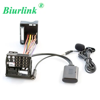Biurlink Bluetooth Mikrofón AUX NA Plný Výkon Zapojenie Vedenia Kábel Pre BMW Auto CD 40(16+12+12)Pin QuadLock Fakra Konektor