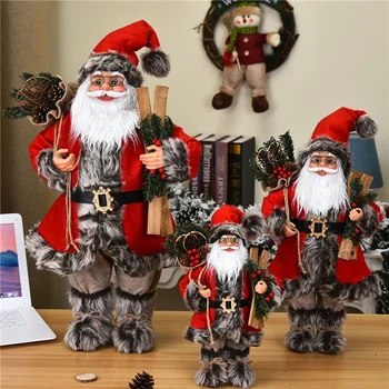 60/45/30 Cm Vianočný Strom Dekorácie doll Nový Rok je Dar Santa Claus Bábika Vysoký Stupeň Navidad Domov Ozdoby, Hračky pre Deti