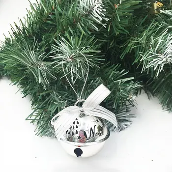 Vysoko kvalitný 24 ks / box Vianočné zvony 4 farby môžu byť zmiešané farby jingle bells, keď Vianočné dekorácie