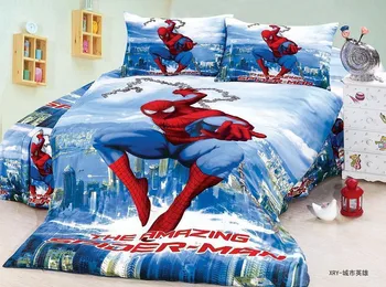 Spider-Man posteľná bielizeň nastaviť Pre Deti Obliečky Chlapci Spálňa Decor Twin Veľkosť Coverlets jednolôžko Bielizeň Dospelých 3D horúci predaj