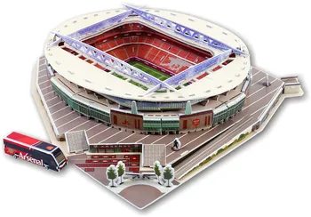 Svetoznámeho Štadióna 3D Papier Puzzle Futbalové ihrisko Montáž Modelu Deti HOBBY Hračky, Skladačky, Puzzle Deti Spojov Montáž WYQ