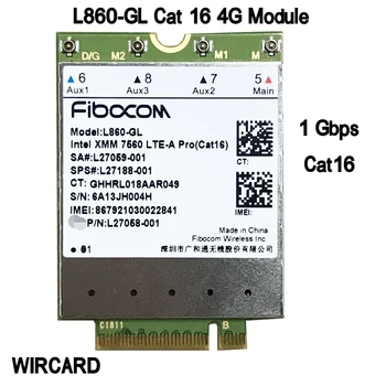 L860-GL FDD-LTE TDD-LTE Cat16 4G Modul 4G Karty SPS#L27188-001 4G Karty Pre HP notebook