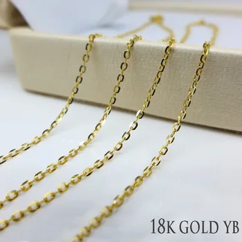 Sinya 1.3 g 2,0 g 18k zlata O Reťazca náhrdelník pre ženy Au750 16 18-palcové (45 cm) žltá, zlatá farba Hot predaj pre jemné šperky