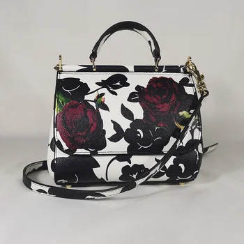 Ženy, Luxusné Tašky Najlepšie Značky Tašky Ženy Kabelka, Dizajnéri slávnej značky taška animal print kabelky kvetovaný dámske tašky