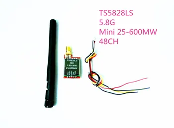 TS5828LS 5.8 G Mini 25-600MW 48CH RP-SMA Moc Nastaviteľné FPV Vysielač