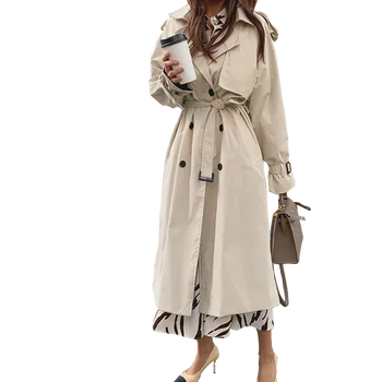Ruský Štýl Žien Dlhý Výkop Coats Najvyššej kvality nadrozmerné bavlna zvrchníky Abrigos Mujer