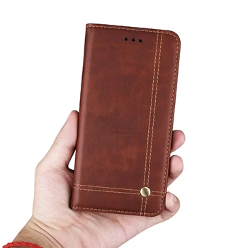 Luxusný Kožený Retro Flip Cover Pre Xiao POCOPHONE X3 NFC Prípade Peňaženky Karty Stojan Magnetické Knižné Pre MI Poco M3 Prípadoch