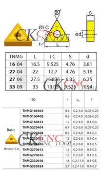 10pcs TNMG220416 YBC251 Trojuholník CNC sústruhu čepeľ TNMG434 vysokej kvality kotúč na rezanie oceľových dielov