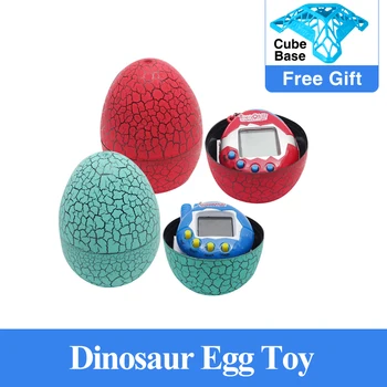 Tumbler led hračky tamagochi Dinosaurie vajcia Virtuálne Elektronické Zvieratko Stroj Digitálnych Elektronických E-pet Retro Cyber Hračka Mobilné Hry