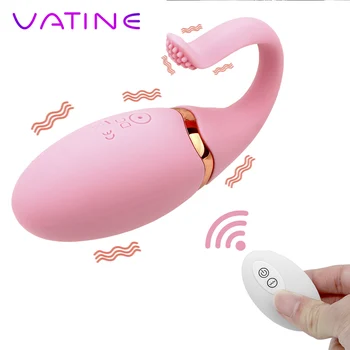 10 Rýchlosť Rybí Chvost Skok Vajcia Vibrátor Stimuláciu Klitorisu Nabíjanie pomocou pripojenia USB Bezdrôtové Diaľkové Ovládanie Vibračné Vajíčko Sexuálne Hračky pre Ženy