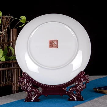Jingdezhen Keramiky kvalitného Porcelánu Závesné Dosky a Desať Tisíc Kvetov Peľ Dekorácie Nastavenie Doska Domáce Dekorácie