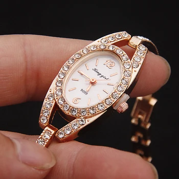 Nové reloj mujer hot predaj ružové zlato náramok hodiniek ženy, luxusné náramkové hodinky diamond quartz hodinky pôvodných predajní montre femme