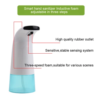 250ml Infračervený Senzor Intelligent Dávkovač tekutého Mydla na Umývanie Rúk Automatické Touchless Indukčné Pena Kuchyňu, Kúpeľňu Nástroje