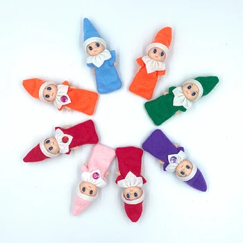 8 Farieb Vyberie Vianočné Dekorácie Doll Deti Hračky, Darčekové Bábiky Baby Elf Bábiky Baby Elfovia Bábiky Hračky Mini Elf na Vianoce