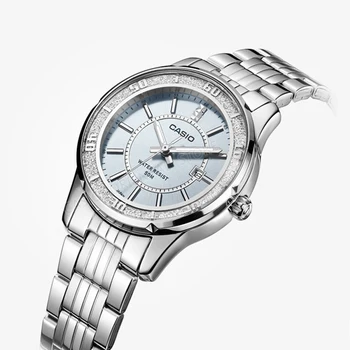 Klasické Hodinky CASIO 2017 Príchodu Klasické Luxusné Módne Ženy Quartz Hodinky Relogio Feminino originál hodinky LTP-1358