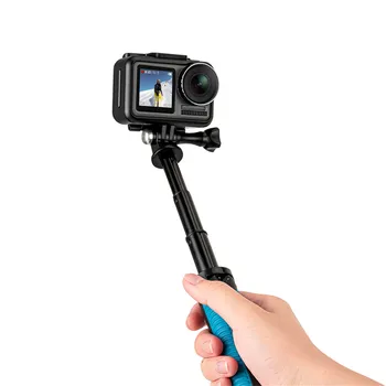 Tri etapy Rozšírenie Rukoväť Statív Vlog Rozšírené Selfie Stick Pre DJI OSMO Akčné Kamery Príslušenstvo