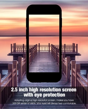 Malá Veľkosť mobilného telefónu Soyes 7S Chytrý Telefón Android OS S Kovovým Telom 2.54