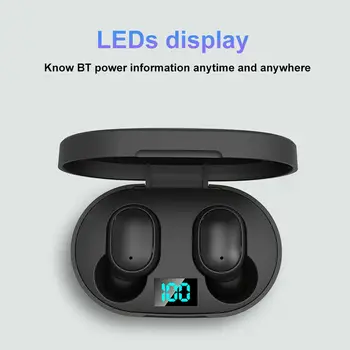 696 A6L TWS Bluetooth 5.0 Bezdrôtové Slúchadlá LED Displej Automatické Párovanie Headsetu Vodotesný IP67 Stereo Zníženie Hluku PK A6S
