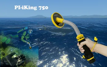 Pi-iking 750 30 m Zacielenia Pinpointer Pulz Indukčné (PI) Podvodná Detektor Kovov Vodotesný Vibrátor