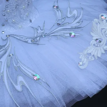 Biely Balet Tutu Ženy Kvetinová Víla Princezná Balet kostýmy Balerína Palacinka tanier tutus profesionálne baletné šaty