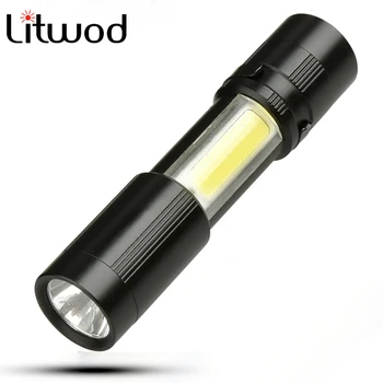 Litwod 1510 LED MINI Baterka XPE + KLAS pochodeň pero ľahké Nepremokavé Hliníkové 4 Režimy Pochodeň použitie Batérie veľkosti AAA Pre Kempovanie práca