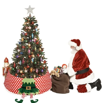 Víla Nohy Strom Sukne Pre Desktop Vianočný Strom Dovolenku Jedálenský Stôl Dekorácie Tappeto Albero Natale Vianočné Dodávky