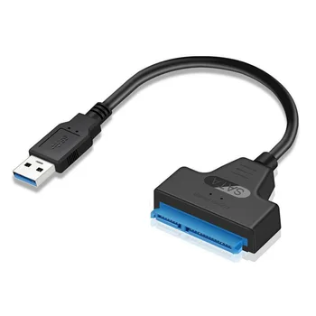 5Gbps USB 3.0 na SATA Kábel Disk Externý Napájací Kábel Pevný Disk Kábel Adaptéra Zapojte Adaptér pre 2.5 palcový HDD SSD Pevný