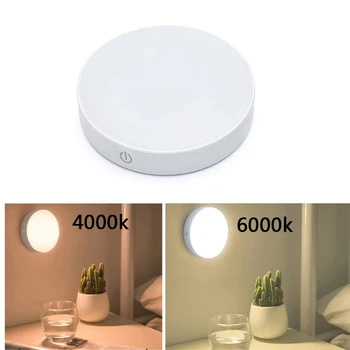 LED Dotykový Stmievateľné Nočné Svetlo USB Nabíjateľné Pod Skrinku Puk Noc Lampa Magnet Palicu na Skrini Svetlá pre Počítadlo Kuchyňa