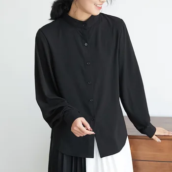 F9660 2019 nové jeseň zima ženy móda bežné šifón tričko plus veľkosť topy žena oblečenie harajuku