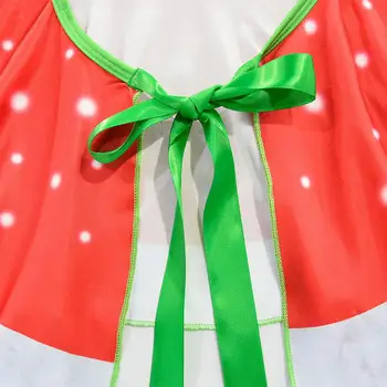 Vianoce Dievčatá, Deti Kostýmy Dlhým Rukávom Šaty+Šál Dvoch-dielny Oblek Oblečenie pre 8 Rokov a Vyššie