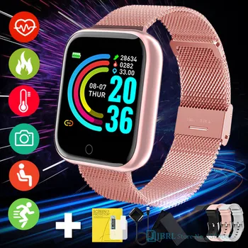 Námestie Smartwatch Ženy Muži Smart Hodinky Športové Elektronika Smart Hodiny Fitness Tracker Bluetooth Smart-hodinky Pre Android IOS