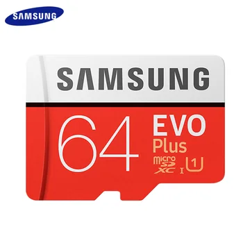 SAMSUNG EVO PLUS Pamäťovú Kartu 64GB 128 gb kapacitou 256 GB 512 gb diskom s Vysokou Rýchlosťou 100MB/s Micro SD C10 U3 TF Karty UHS-I 128G 64 GB Micro SD Karty