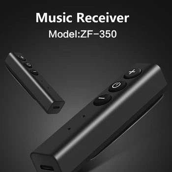 V4.2 Bezdrôtové Bluetooth Prijímač Mini Audio Vysielač Aux 3,5 Mm Jack Music Stereo Adaptér Zf-350 Klip Pre Slúchadlá Reproduktor