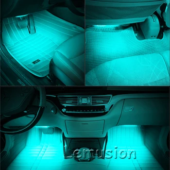 BOOMBLOCK Auto Farby, LED Svetlo pre Ovládanie Hudby Na VW Polo, Golf 4 5 Passat Hyundai Tucson Solaris Ix35 Mitsubishi ASX Príslušenstvo