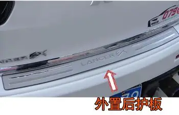 Nerezová Oceľ Zadný Nárazník Chránič Stráže Doska Pre Mitsubishi Lancer lancerEX 2008-2012 Auto styling