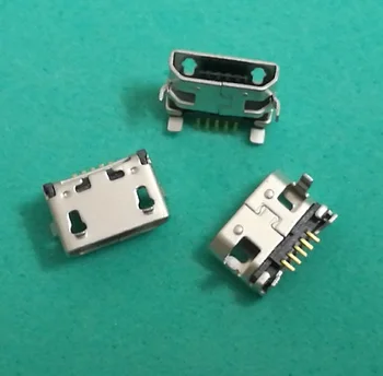 100ks Nový Nabíjací Konektor Micro mini USB Port Dock konektor zásuvka Konektor nahradenie 5pin Pre Lenovo A7600 A10-70 A3000H