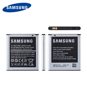 SAMSUNG Pôvodnej EB585157LU 2000mAh batéria Pre Samsung Galaxy core 2 dua i8520 i8530 i8552 i869 i8558 i8550 Mobilný Telefón