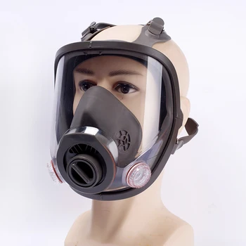 Plynové masky Plnú Tvár 6800 Respirátor Priemysel Striekanie Maľovanie Chemických Pesticídov Formaldehyd Oparu Hmly Ochranné Masky