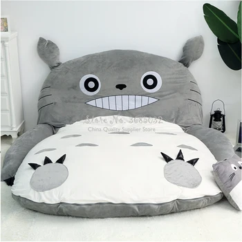 Lacné 0.8*1,2 m Môj Sused Totoro Tatami Spanie Posteľ Beanbag Sedačka pre dieťa v Teple Cartoon Totoro Spací Vak Matrac