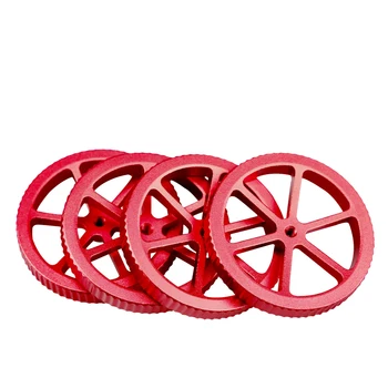 3D Tlačiarne Diely 4Pcs/Veľa Nových Veľké Červené Ruky Twist Vyrovnanie Matica Pre CR10S CR-10 vzdať sa 3 3D Tlačiarne