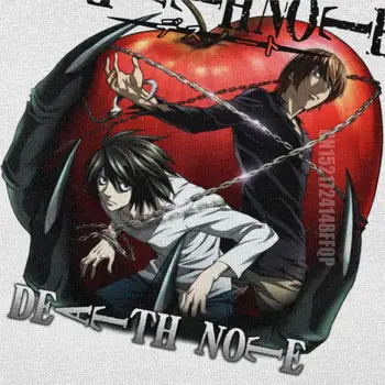 Men ' s Death Note, T Košele Plus Veľkosť O-krku Bavlna T-shirt Japonsko, Manga, Anime, Košele Shinigami Ryuk Tees Oblečenie Letné Camiseta