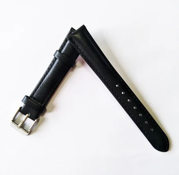 16 mm Mäkká, Hladká pravá Koža Watchband