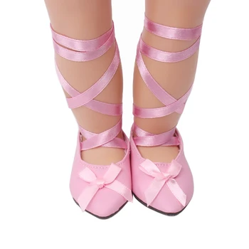 18-palcové Dievčatá bábiky šaty Americkej novorodenca Balerína šaty, hračky pre deti sukne s obuv 43 cm bábiky baby c767