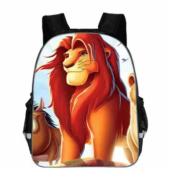 Disney Karikatúry Malých Chlapcov, Tašky Deti Batoh Lion King School Bag Simba Tlač Cartoon Batoh Deti Bookbag