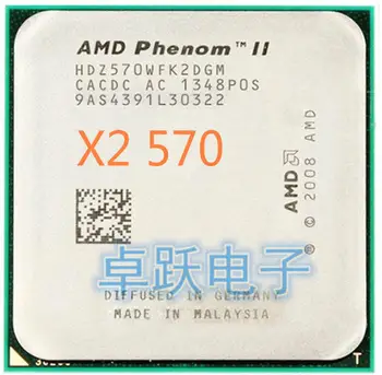 AMD Phenom II X2 570 CPU Procesor Dual-Core (3.5 Ghz/ 6M /80W / 2000GHz) Socket am3 am2+ doprava zadarmo