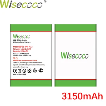 WISECOCO 3150mAh BAT-A12 Batéria Pre Acer Liquid Z520 Mobilný Telefón vpn Kvalita +Sledovacie Číslo