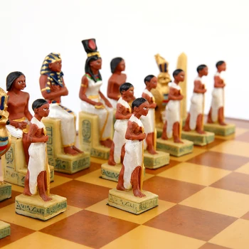 Šach Kožené šachovnicu Tému Egypt, Rím Vojny Šachové Súpravy Kusov Prenosných Cestovanie Inteligencia Hra Šach Luxus