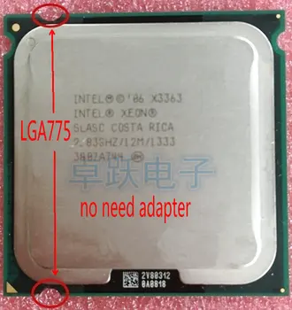 INTEL XEON X3363 2.83 GHz/12M/1333Mhz/CPU rovná LGA775 Core 2 Quad Q9500 CPU pracuje na LGA775 doske nie je potrebné adaptér